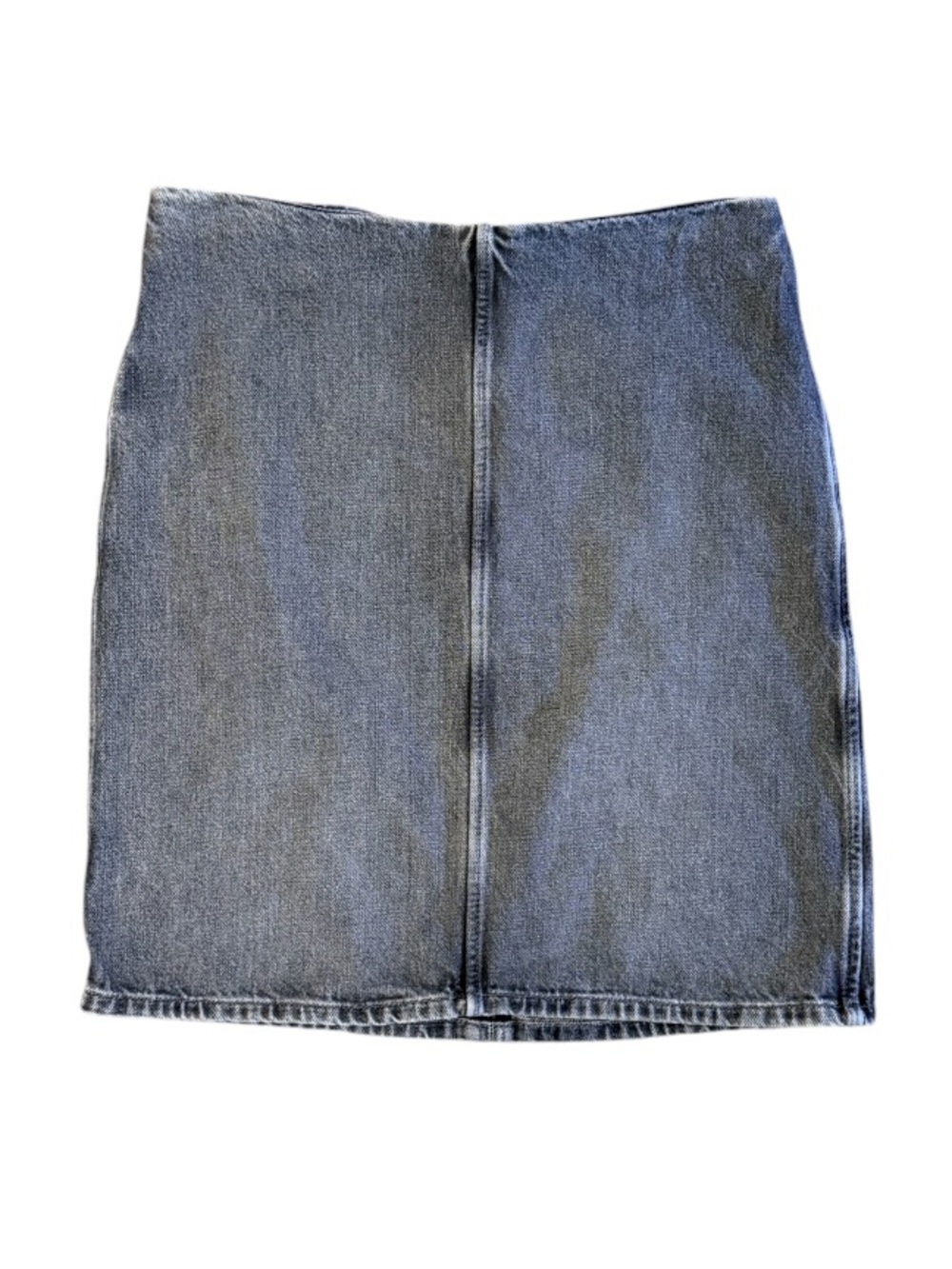 Arket Washed Black Denim Skirt
